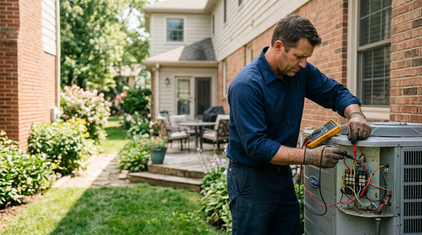 HVAC technician working near Ephrata, PA